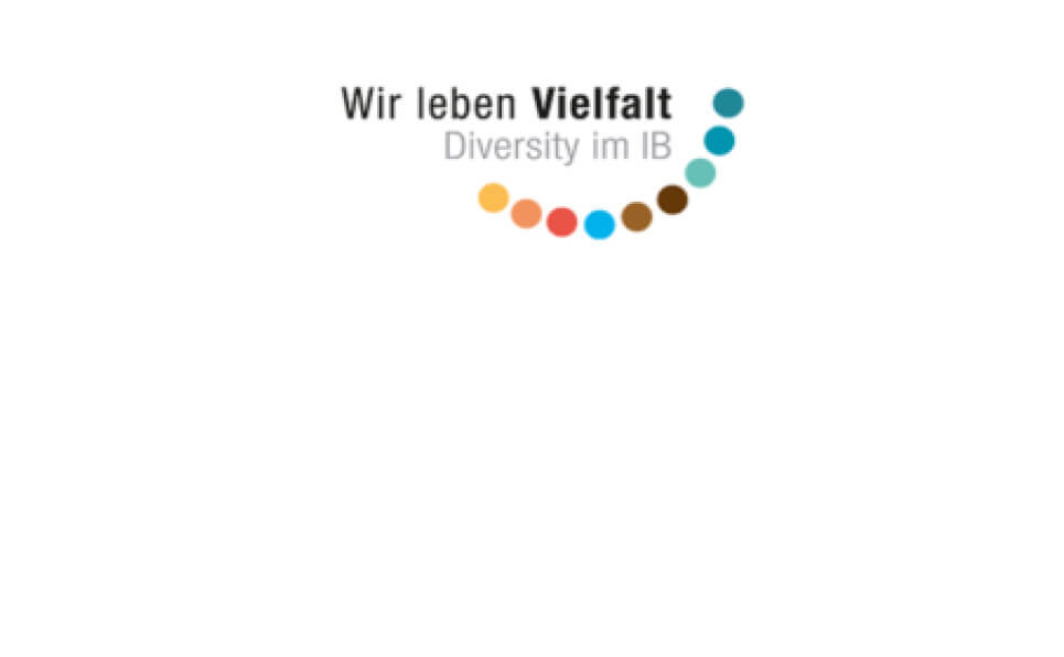 Logo Wir leben Vielfalt - Diversity im IB